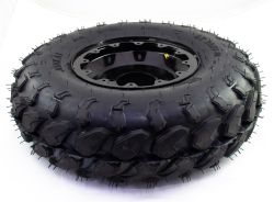 Колесо в сборе 23х7-10 JK608 Junkai, правое, 4-отв, под пластиковые накладки