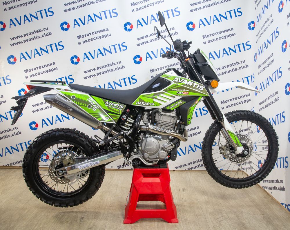 Мотоцикл Avantis Dakar 250 TwinCam купить в Москве с доставкой,  характеристики, цены, описание – Авантис