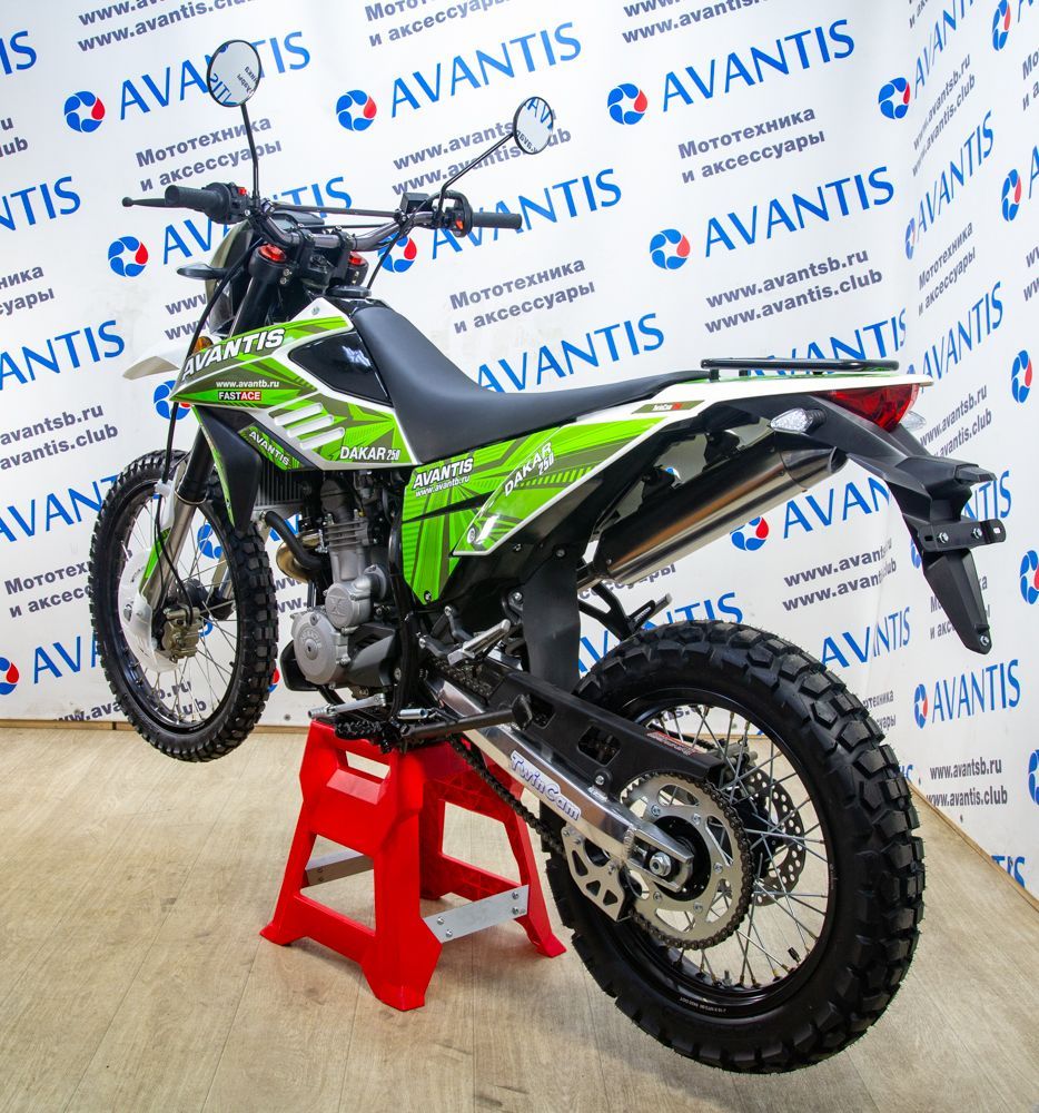 Мотоцикл Avantis Dakar 250 TwinCam купить в Москве с доставкой,  характеристики, цены, описание – Авантис