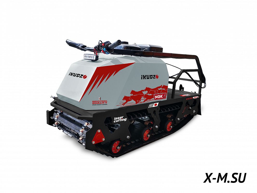 Мотобуксировщик Sharmax S500 с двигателем Honda GX 390