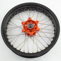 Диск алюминиевый со ступицей CNC в сборе (передний) Supermoto KKE 3.5*17