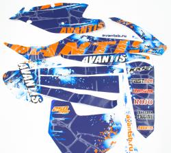Набор наклеек Avantis Enduro 250 Pro (для пластика типа K)