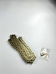Цепь приводная 520ERS3 G&G золотая 120DID