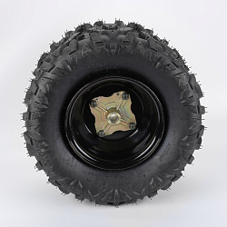 Колесо в сборе 18х9.5-8 Junkai JK600 4-отв ( с креплением накладки)