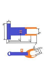 Рычаг подвески задней (маятник) Forester 200