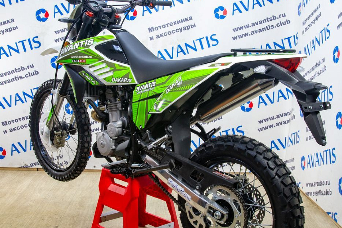 Мотоцикл Avantis Dakar 250 TwinCam купить в Москве с доставкой,  характеристики, цены, описание – Авантис