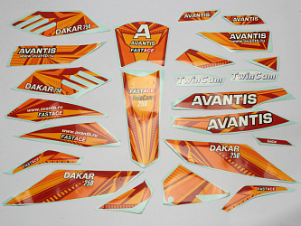 Набор наклеек Avantis Dakar