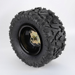 Колесо в сборе 18х9.5-8 Junkai JK600 4-отв ( с креплением накладки)