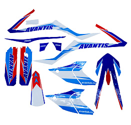 Комплект наклеек pitbike Avantis Classic