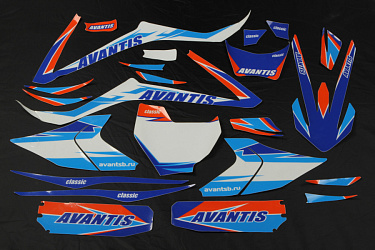 Комплект наклеек pitbike Avantis Classic